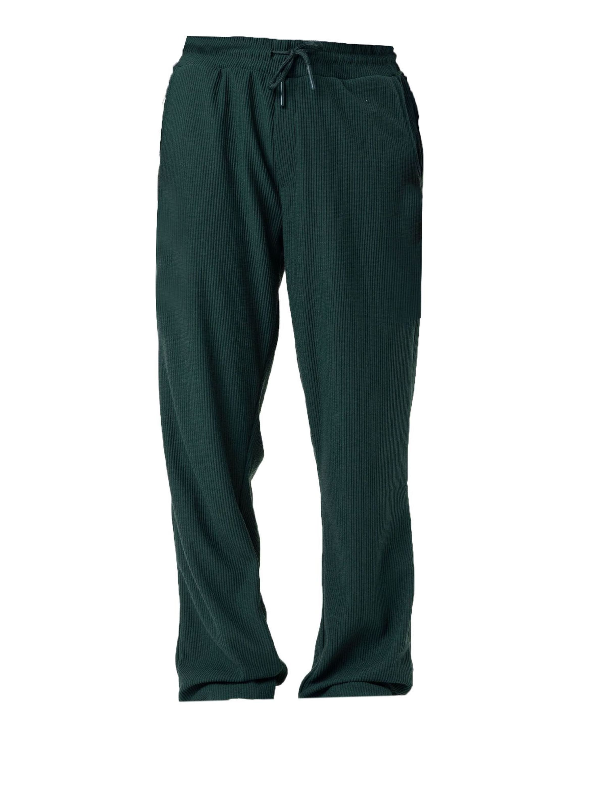 AntiochLoosefit Hlače - zelena boja: prednji dio