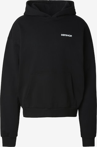 Sweat-shirt 'Schäl Sick' DEF en noir : devant