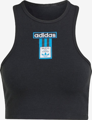 ADIDAS ORIGINALS Top 'Adibreak' in Black: front