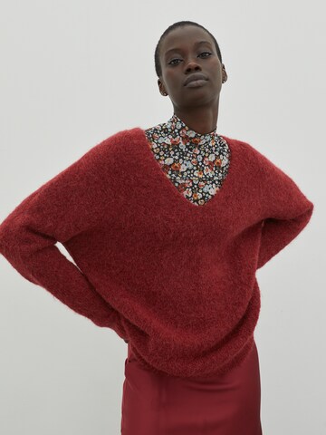 EDITED Sweater 'Fawini' in Red: front