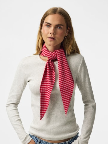 PIECES Sjal 'PCAlberte' i pink: forside