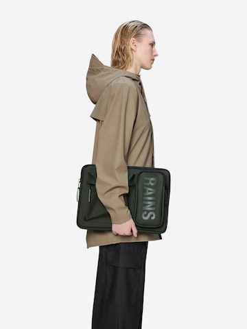 Borsa per laptop 'Texe Lptop Cse 15''/16'' W1 UNISEX 16670' di RAINS in verde