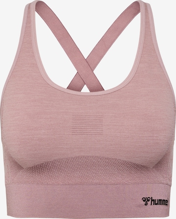 Hummel Спортивный топ 'Lea' в Ярко-розовый: спереди