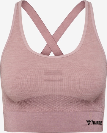 Hummel - Top desportivo 'Lea' em rosa: frente