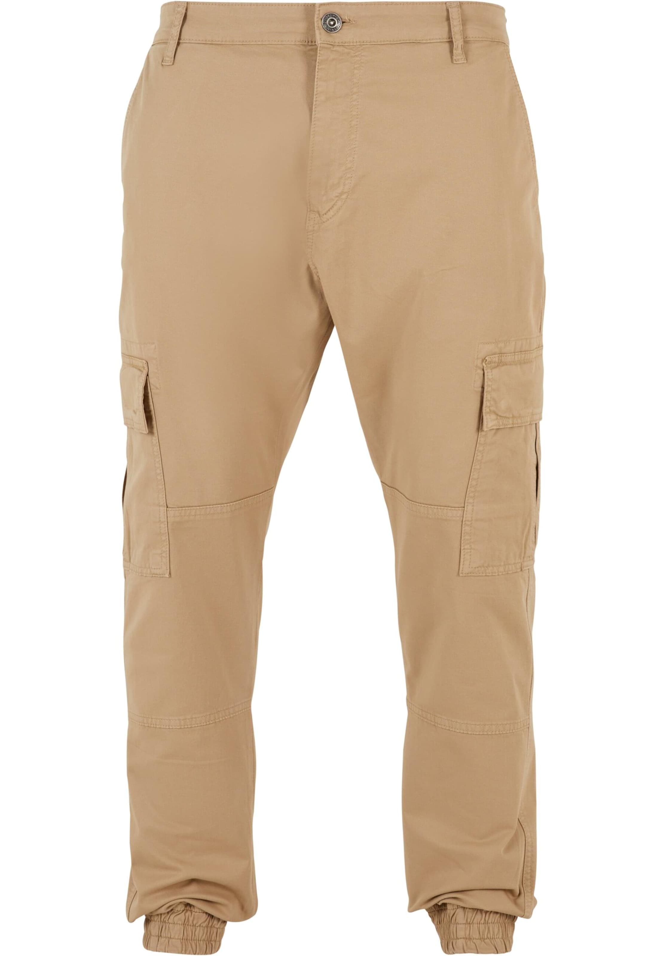 Tapered Jeans cargo di 2Y Premium in beige: frontale