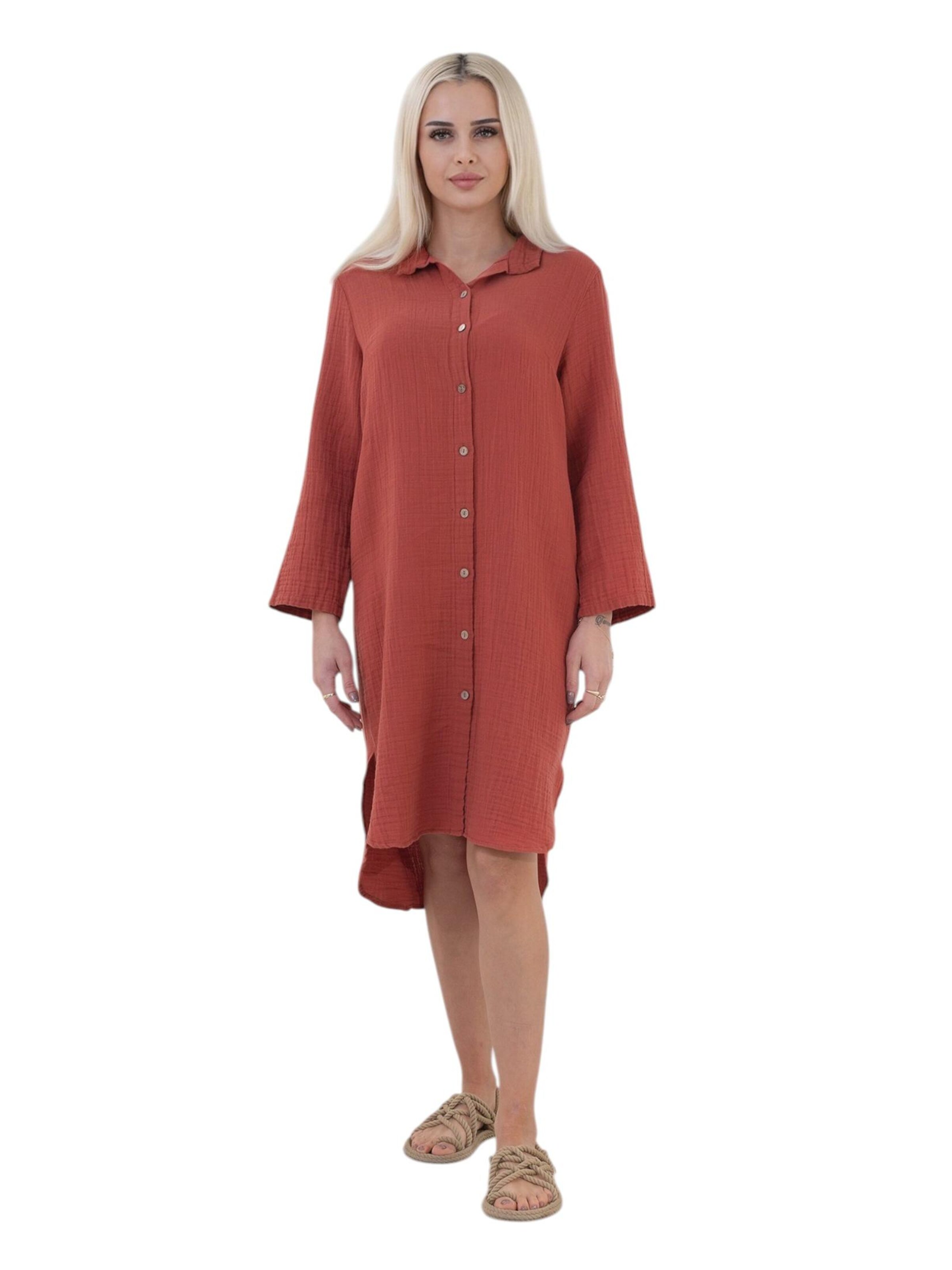 WENOR Shirt dress 'NURYA' in Red