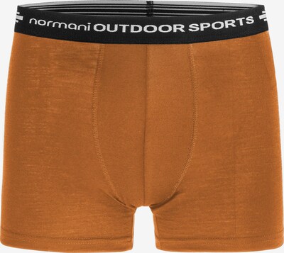 normani Boxershorts 'Adelaide' in orange / schwarz / weiß, Produktansicht