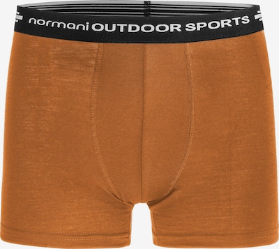 normani Boxers 'Adelaide' en orange / noir / blanc, Vue avec produit