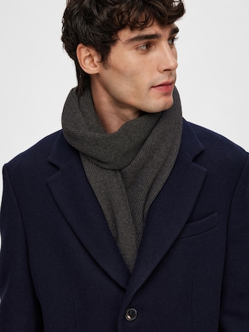 SELECTED HOMME Scarf 'Cray' in Grey