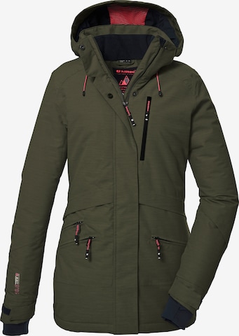 KILLTEC Outdoor Jacket in Green: front