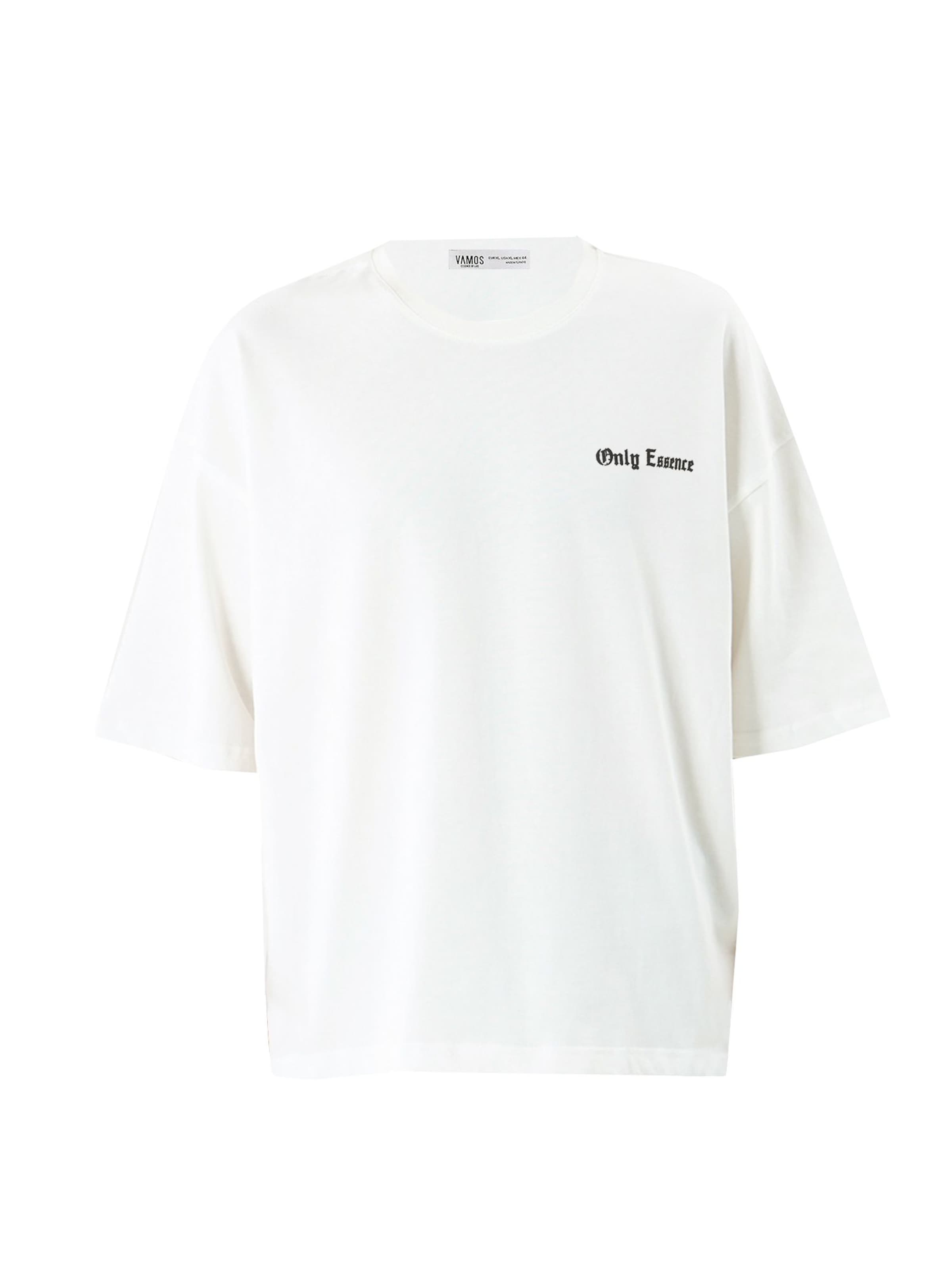 VAMOS CLO Tričko - Biela: predná strana