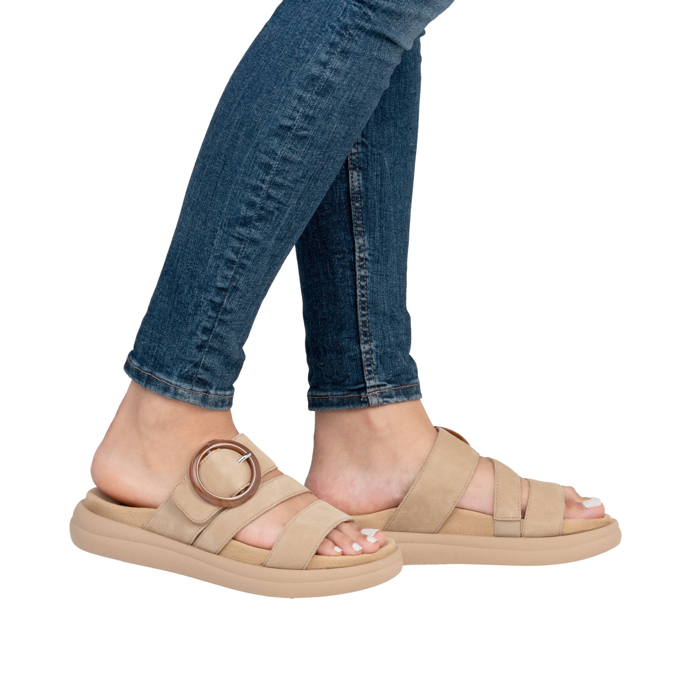 REMONTE Mules in Beige: front