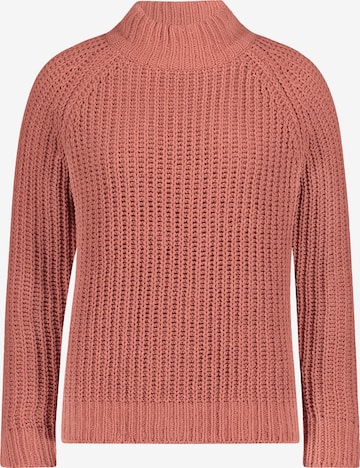 Pull-over Cartoon en orange : devant