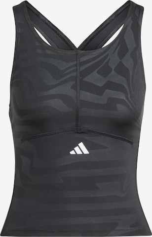 ADIDAS PERFORMANCE Sports Top 'Techfit' in Black: front