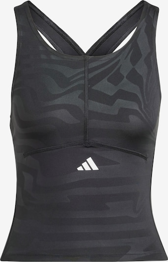 ADIDAS PERFORMANCE Sports top 'Techfit' in Black / White, Item view