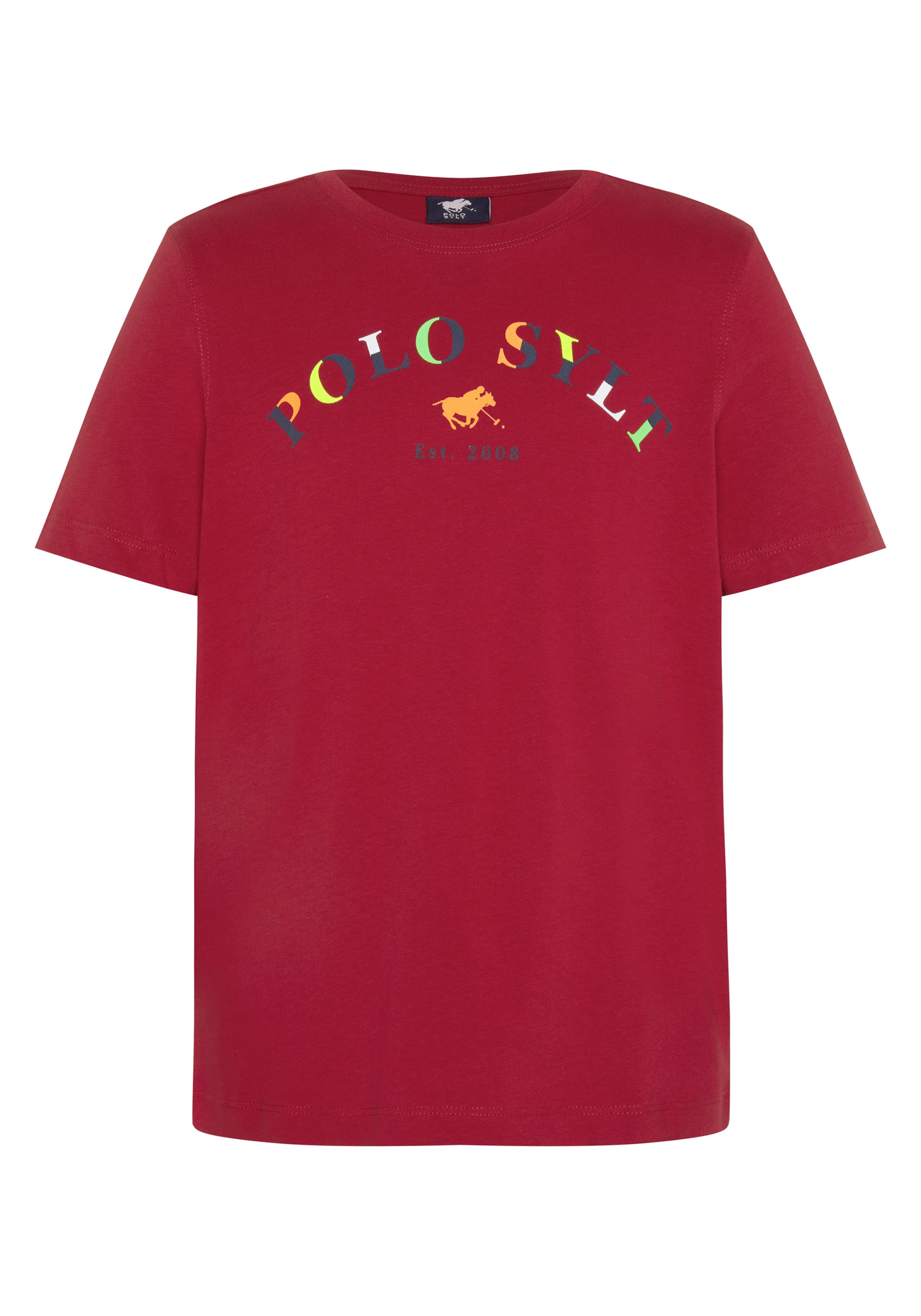 Polo Sylt Shirt in Red: front