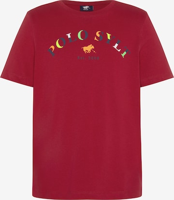 Polo Sylt Shirt in Red: front