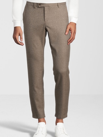 Steffen Klein Slimfit Broek in Beige