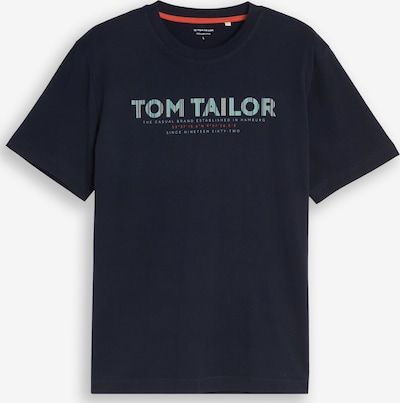 TOM TAILOR T-Shirt en XXL en opal / bleu foncé / canneberge, Vue avec produit