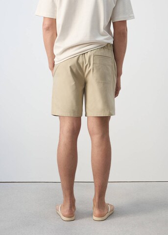 MANGO MAN Regular Chino Pants 'Rey' in Beige