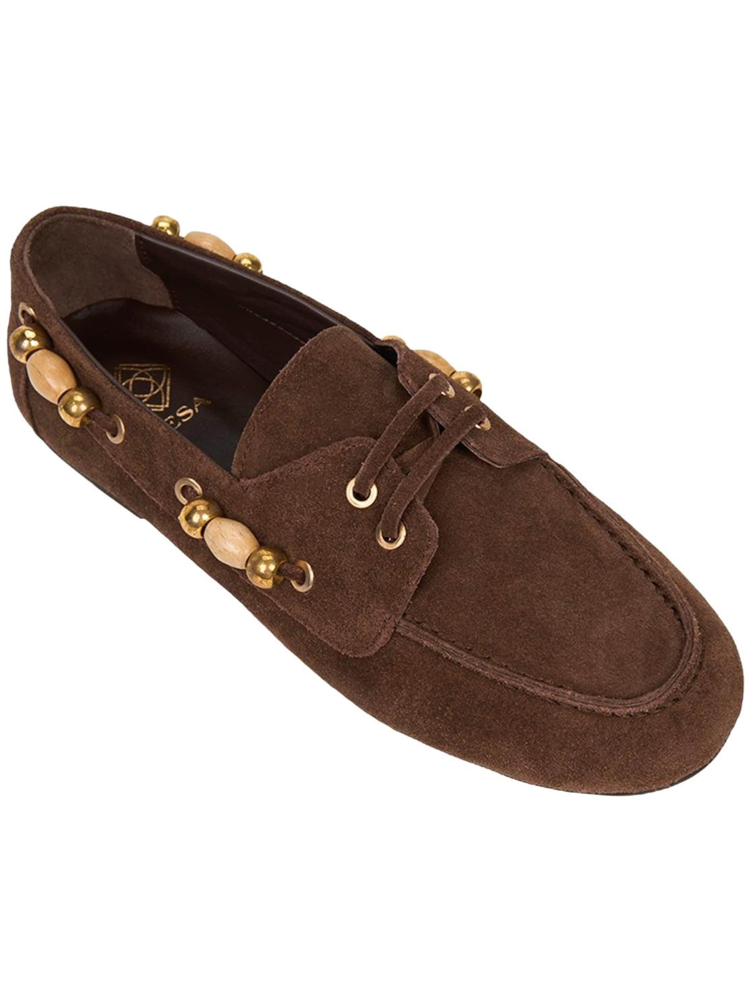Mocassin 'Schnürschuhe' Desa en marron