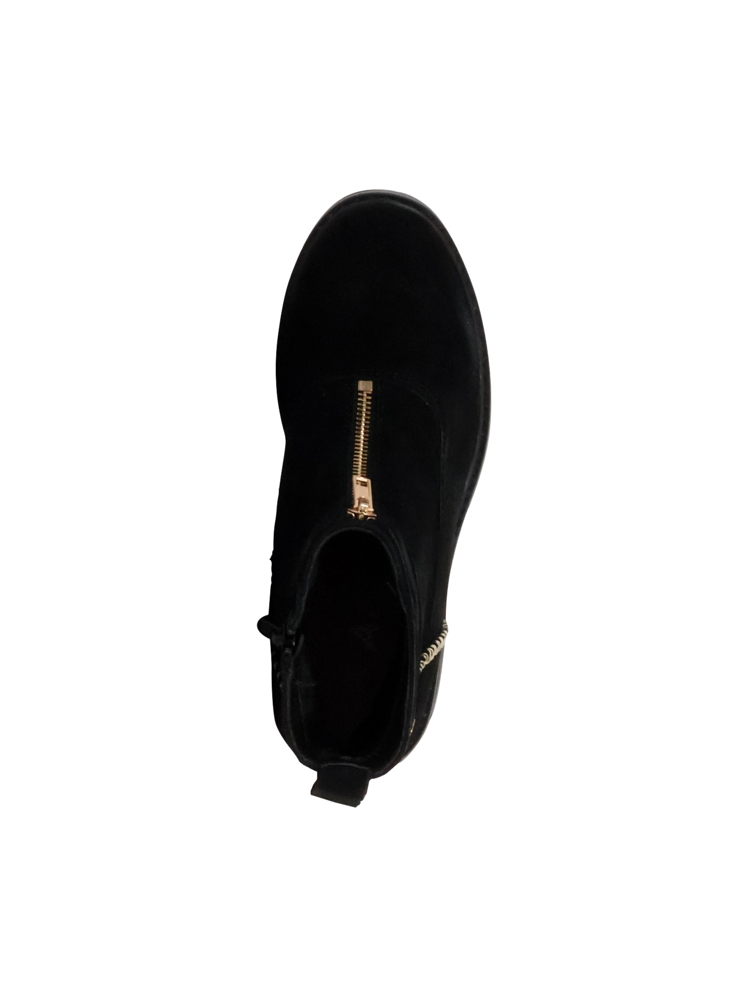 Bottines 'Lederstiefeletten Alenoa' The Divine Factory en noir