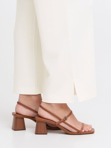 Fransa Loose fit Trousers 'FRAURORA' in White