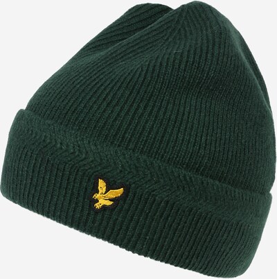 Lyle & Scott Bonnet 'Racked Rib' en jade, Vue avec produit