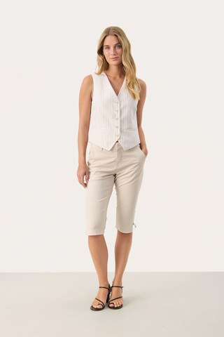 Gilet de costume 'NadhiaPW' Part Two en blanc