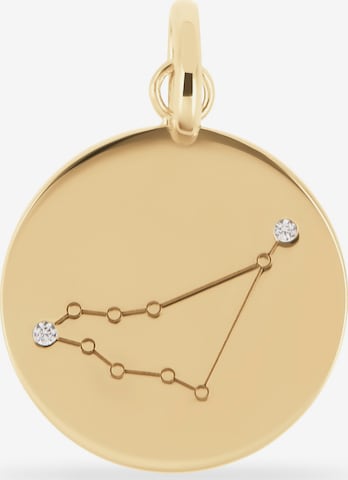 FAVS Pendant in Gold: front