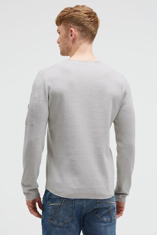 CAMP DAVID Sweater in Grey: front
