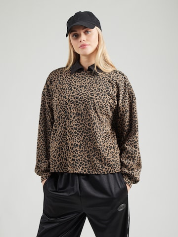 VERO MODA Majica 'VMNELLA' | rjava barva: sprednja stran