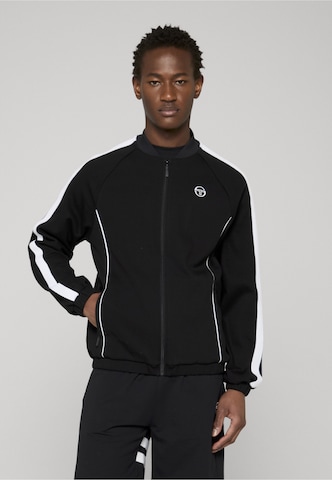 Sergio Tacchini Tréningdzseki 'Egeo' - fekete: elől