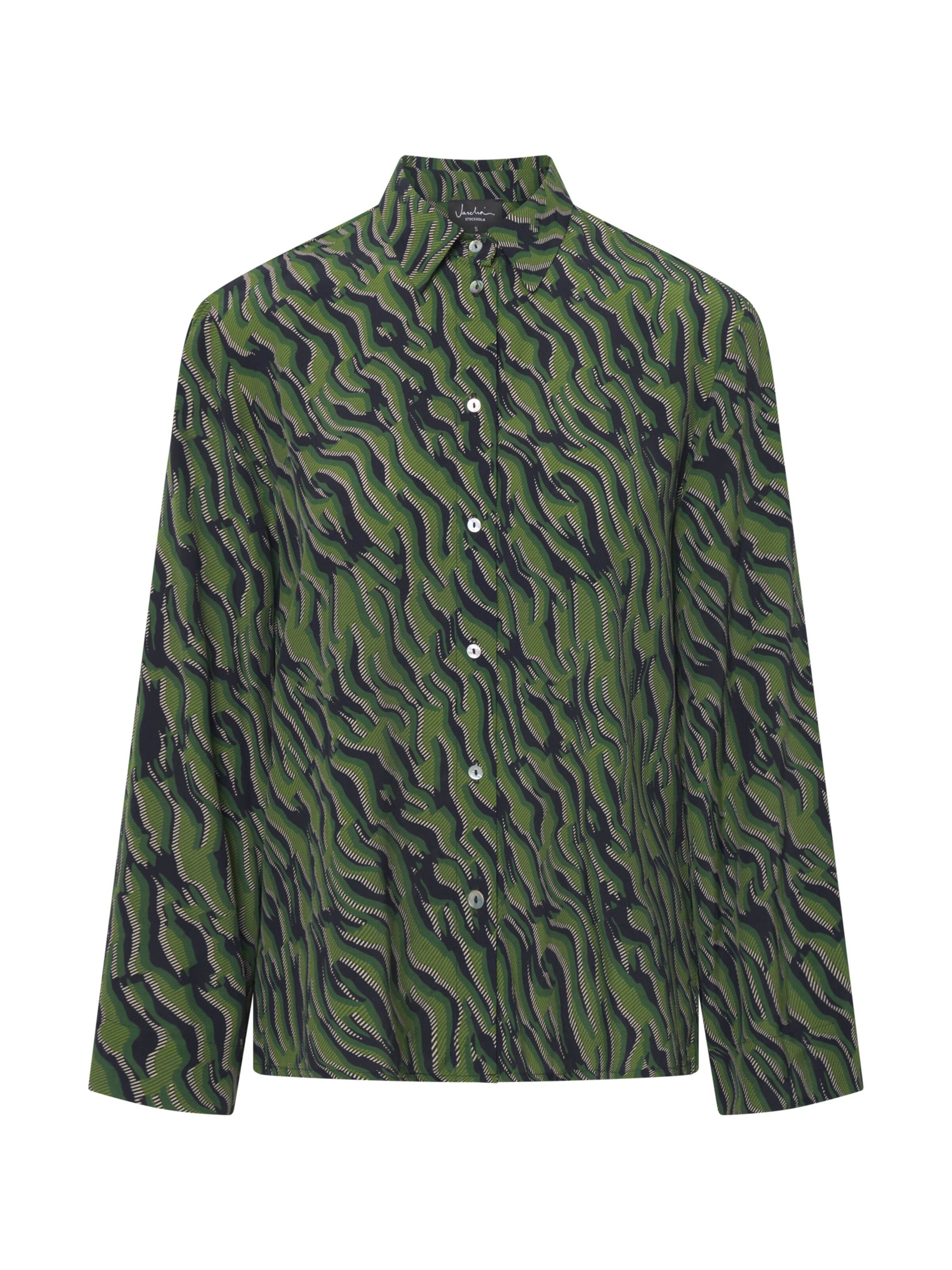 Jascha Stockholm Blouse 'New Wide' in Green: front