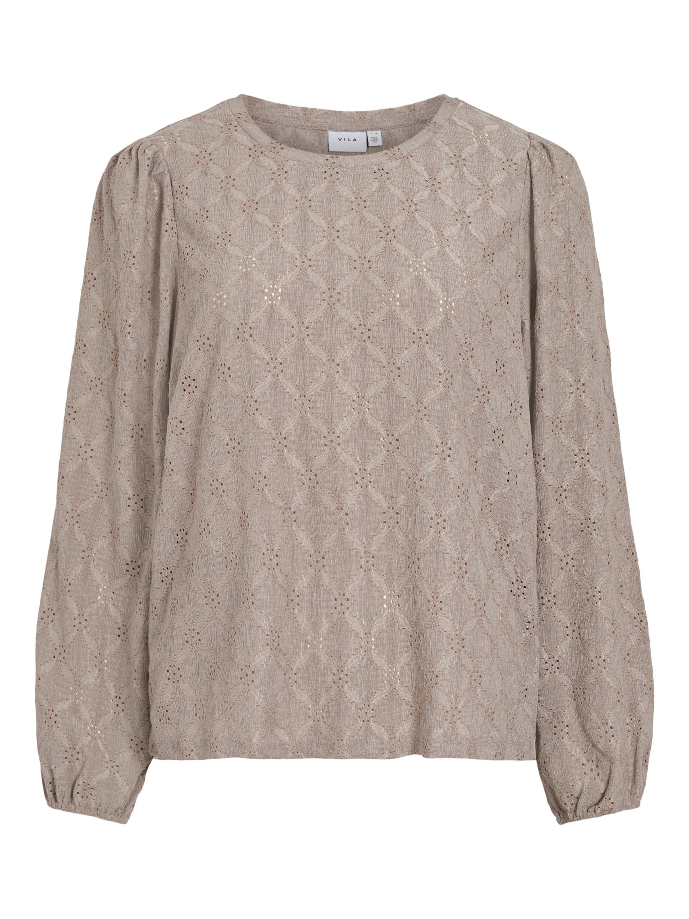 VILA - Camiseta 'VIAsta' en gris: frente