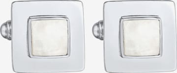 KUZZOI Cufflinks in Silver: front