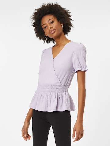 Dorothy Perkins - Blusa em roxo: frente