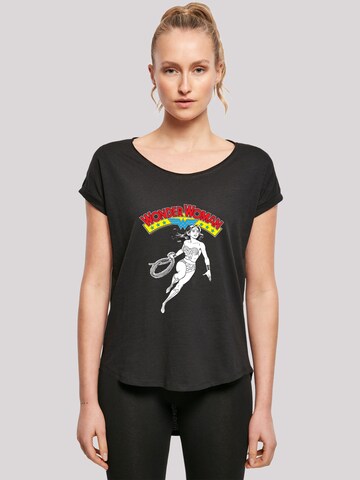 T-shirt 'DC Comics Wonder Woman Lasso' F4NT4STIC en noir : devant