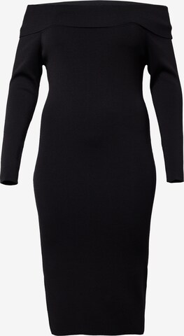 Guido Maria Kretschmer Curvy - Vestido 'Merle' en negro: frente