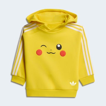 ADIDAS ORIGINALS Sweat suit 'Adidas x Pokémon' in Yellow