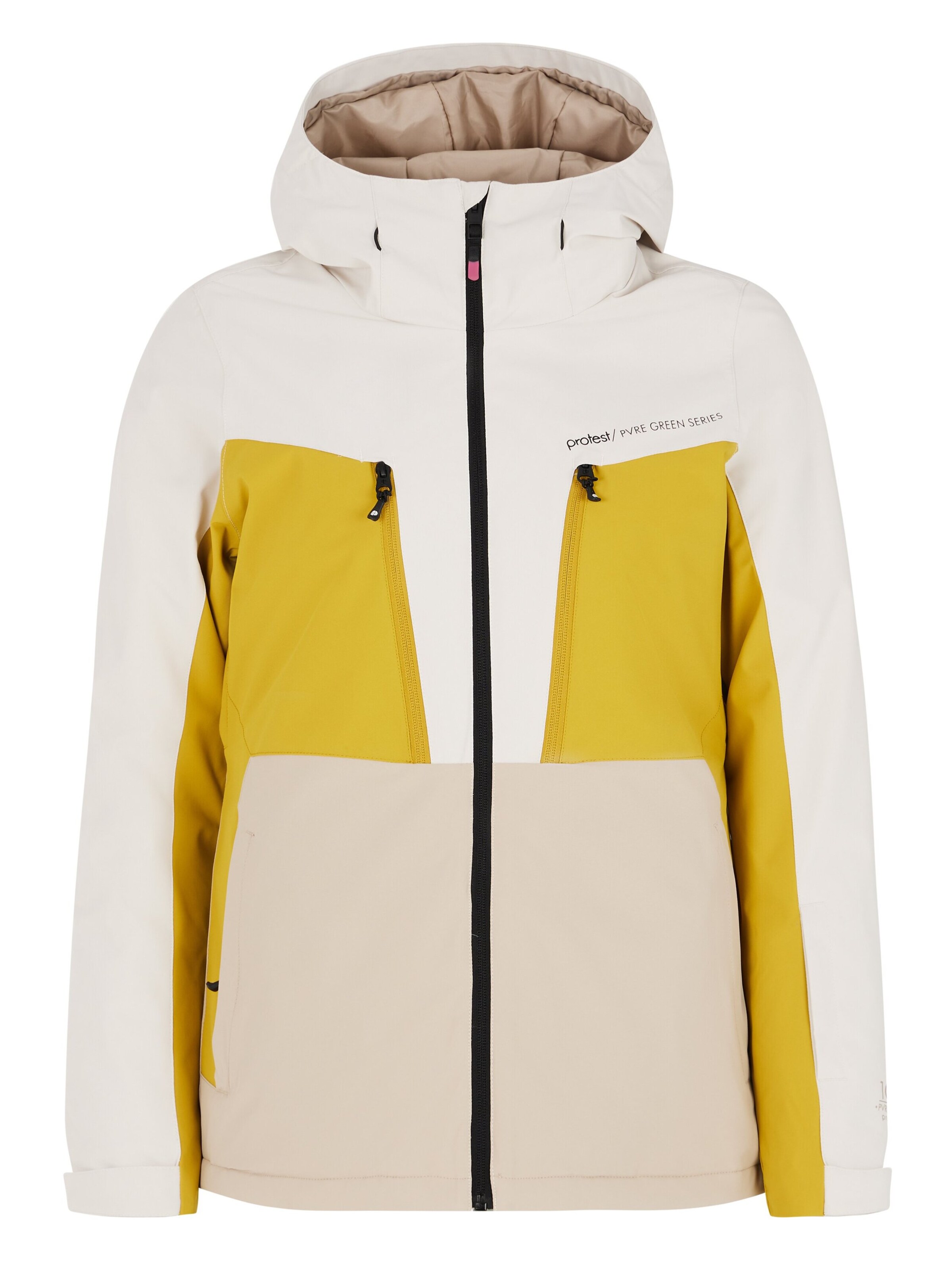 PROTEST Sportjacke 'PRTCALIDA'‌‌‌‌‌‌‌‌‌ in Weiß: Vorderseite