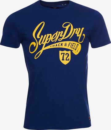 Superdry Shirt in Blauw: voorkant