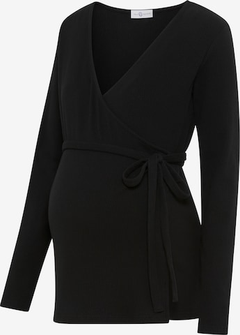 Neun Monate Shirt in Black: front