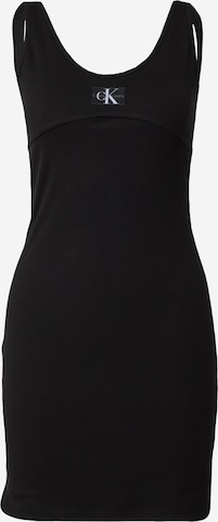 Calvin Klein Jeans Dress in Black: front