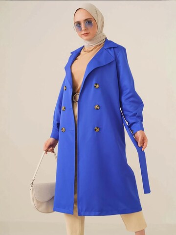 Bigdart Between-Seasons Coat in Blue: front