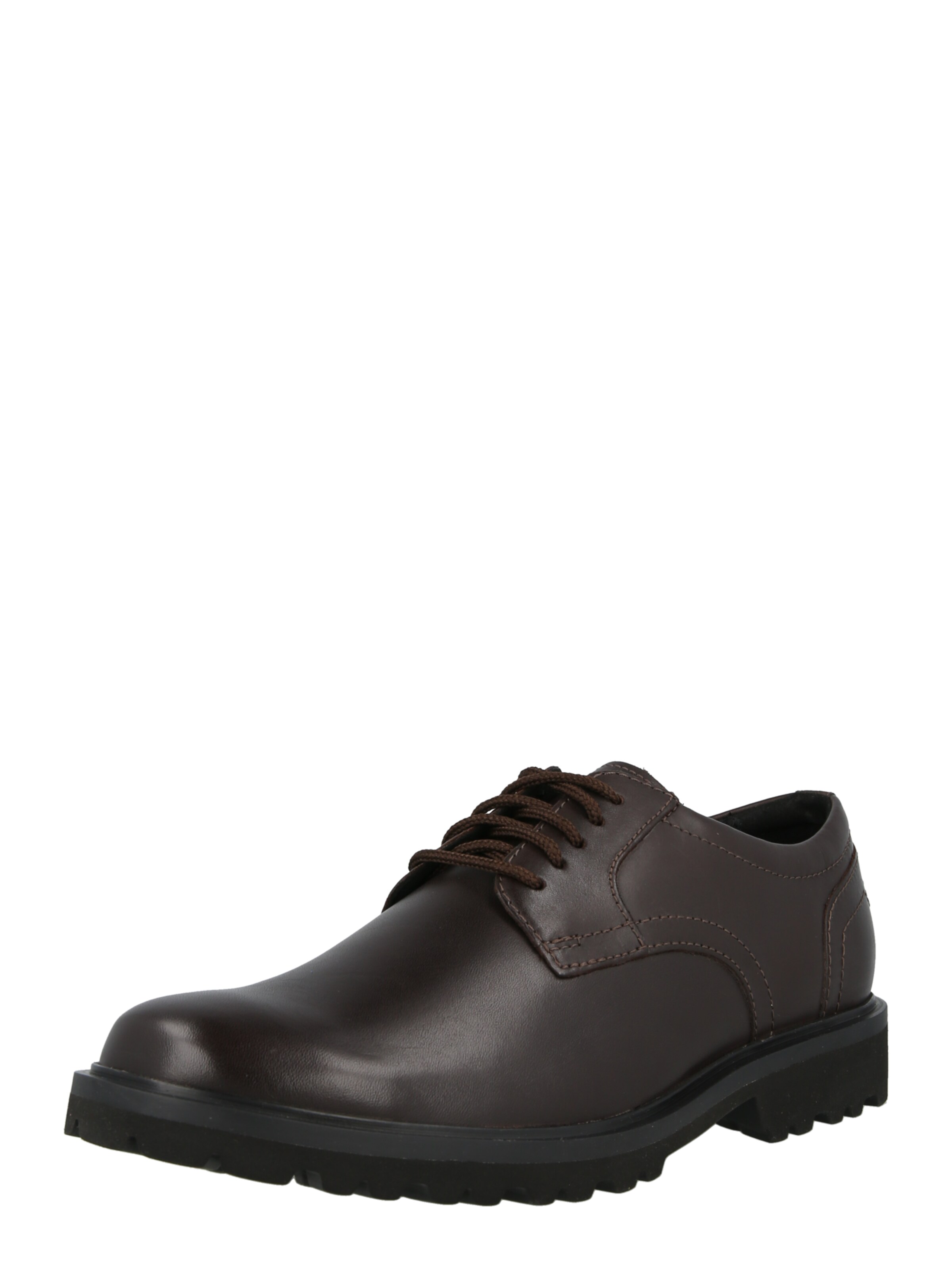 Scarpa stringata 'Berwick Lace' di CLARKS in marrone: frontale