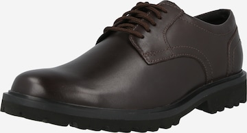 CLARKS Nauhakengät 'Berwick Lace' värissä ruskea: etupuoli