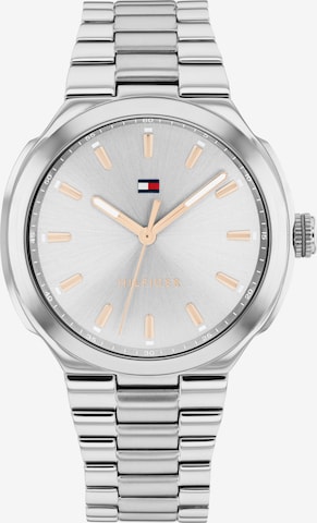 sudrabs TOMMY HILFIGER Analogais pulkstenis 'GEORGIA': no priekšpuses