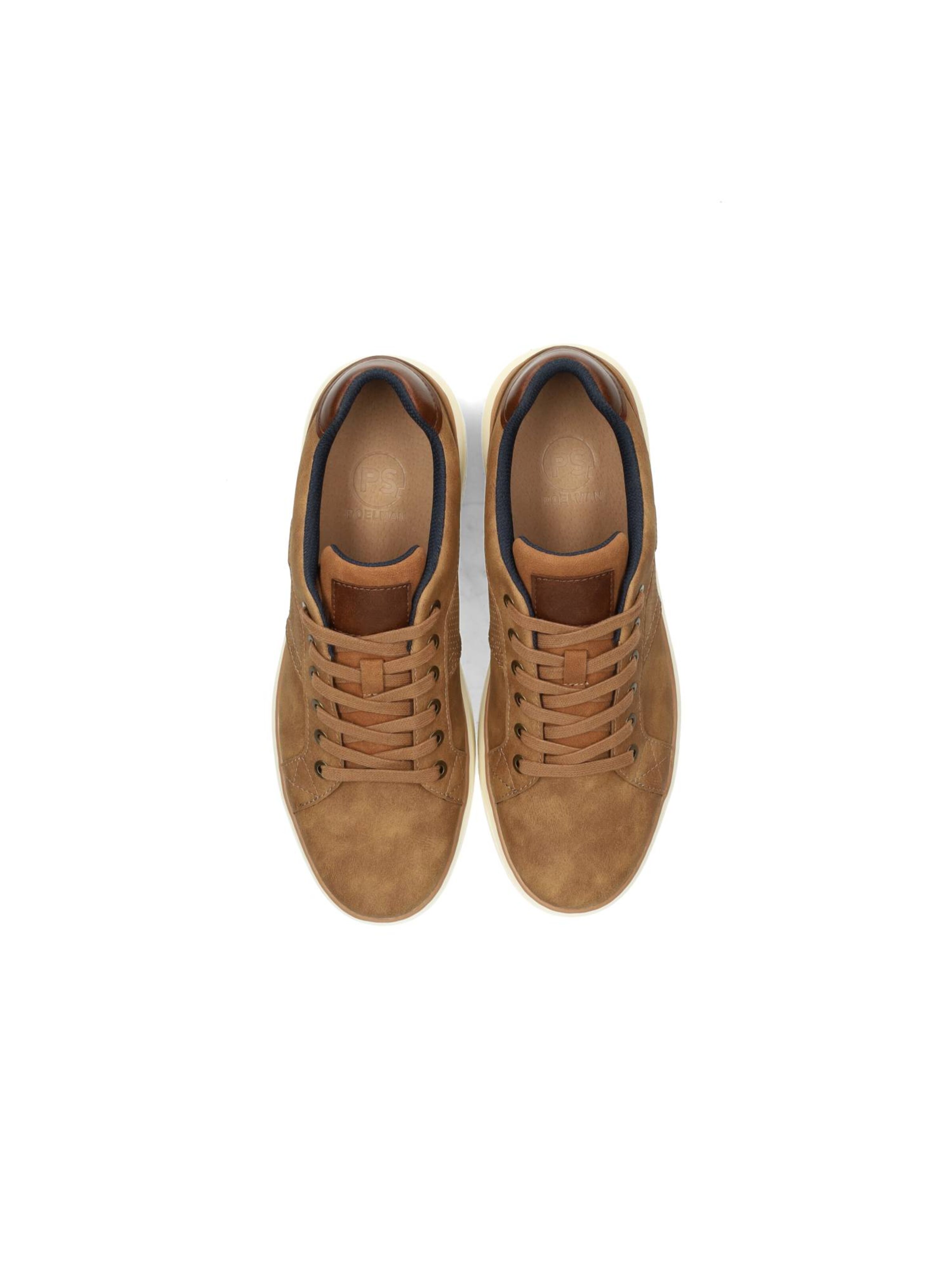 Baskets basses 'Randy' PS Poelman en marron