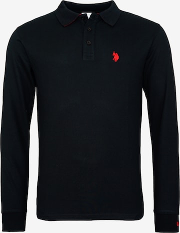 T-Shirt U.S. POLO ASSN. en noir : devant